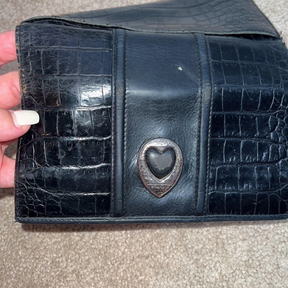 Brighton Black Textured Wallet - Picture 8 of 9